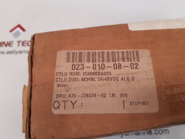 Ge fanuc genius ic660bba025 module 
