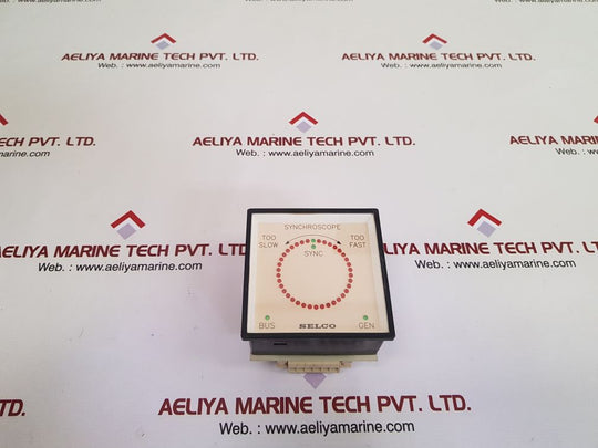 Selco m8100-00 synchroscope meter