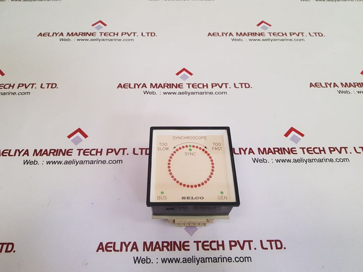 Selco m8100-00 synchroscope meter