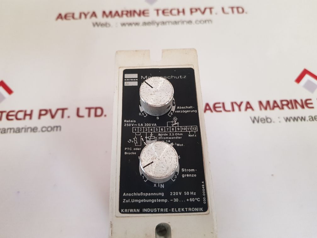 Kriwan int 95 motor protection 030.00049.4