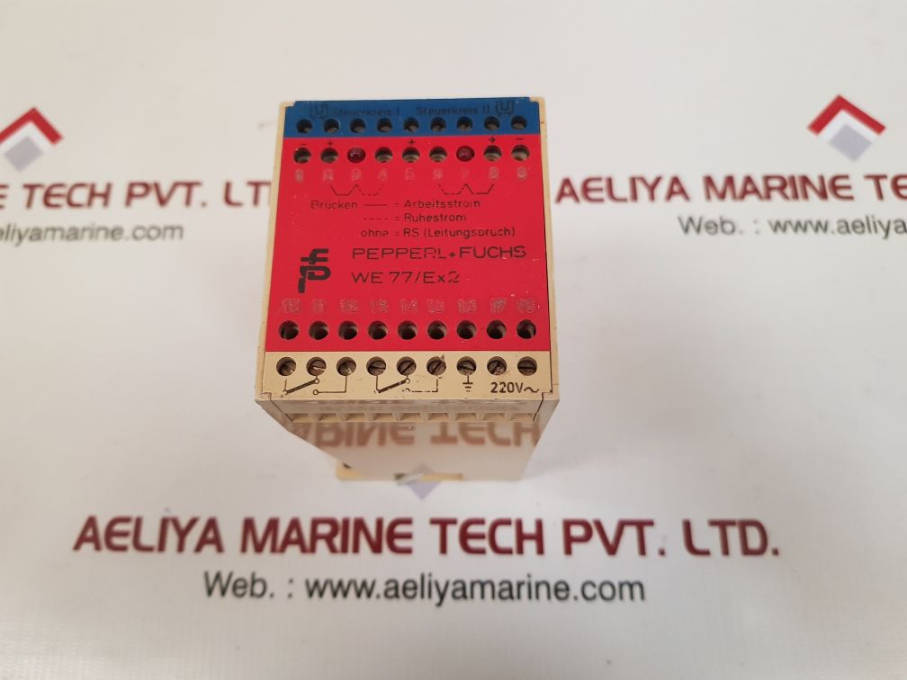 Pepperl+fuchs we77/ex2 switch amplifier
