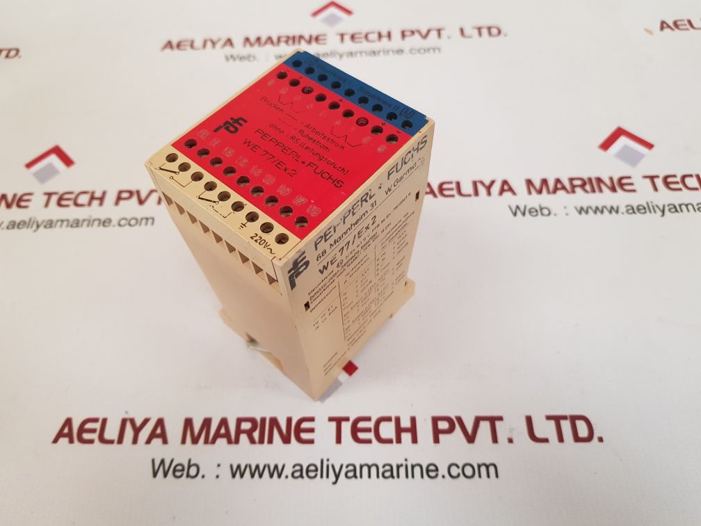 Pepperl+fuchs we77/ex2 switch amplifier
