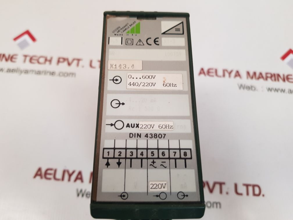 Gossen metrawatt k143.4 transducer