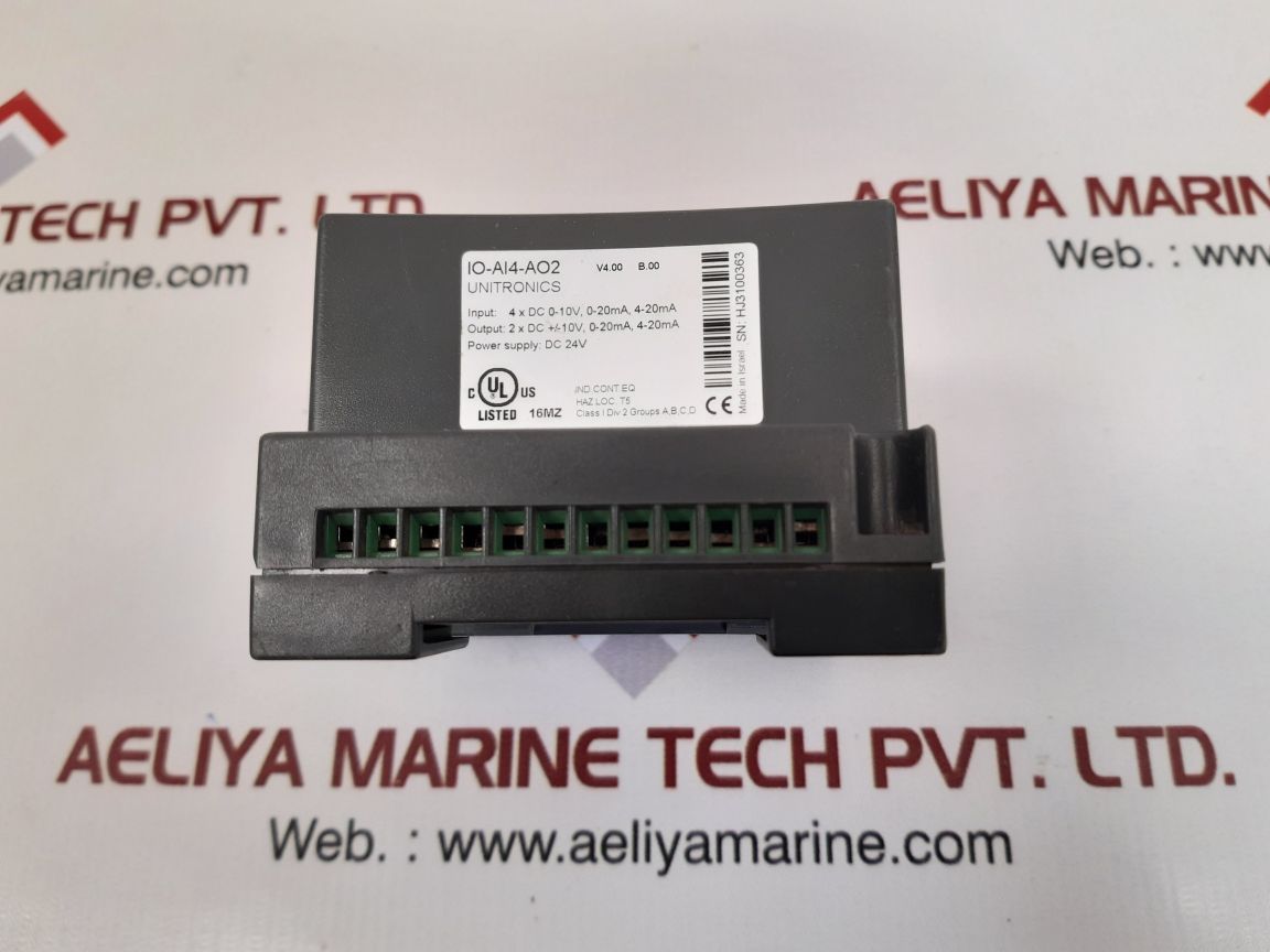 Unitronics io-ai4-ao2 i/o expansion module