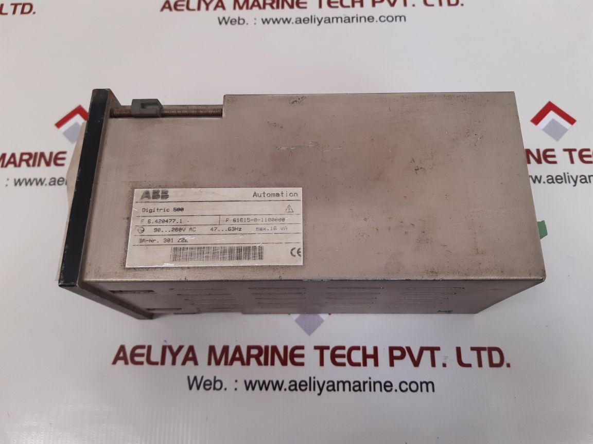 Abb digitric 500 industrial regulator p 61615-0-1100000
