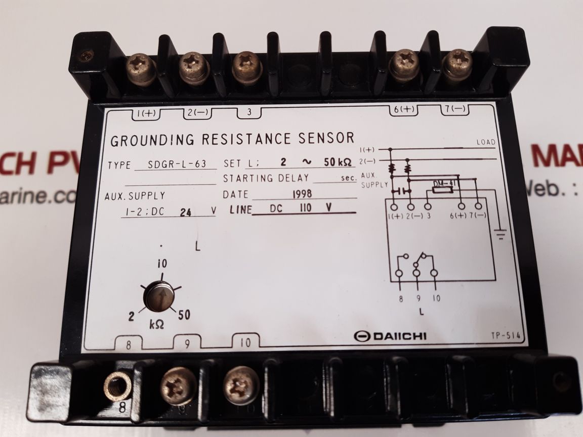 Daiichi sdgr-l-63 grounding resistance sensor
