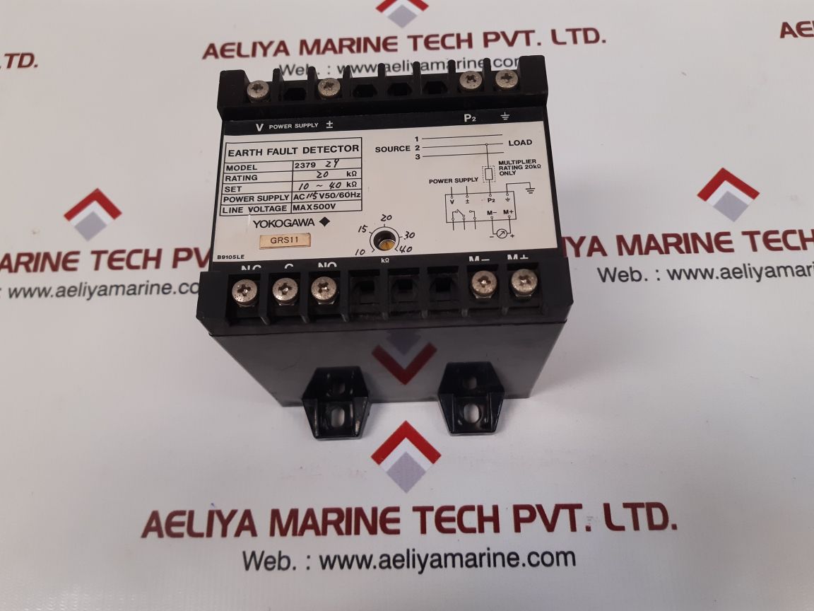 Yokogawa 2379 29 earth fault detector ac 115v 50/60hz