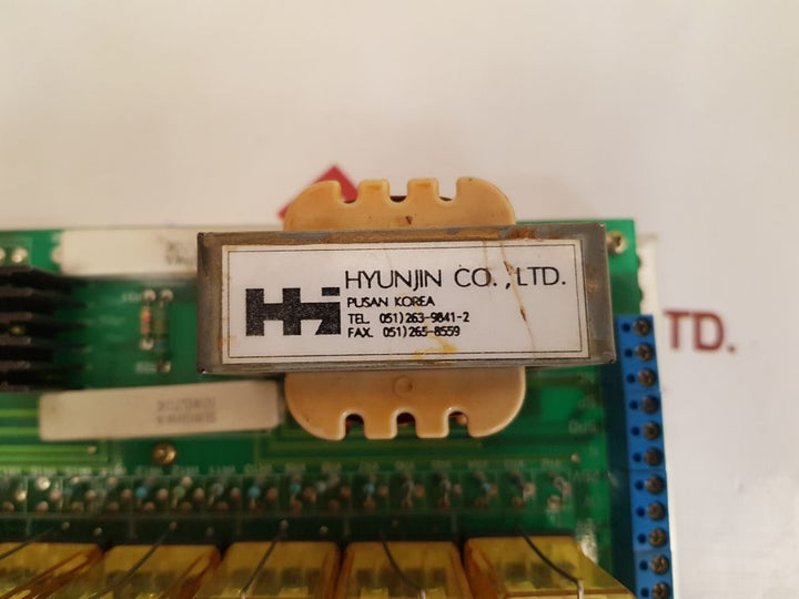 Hyun jin hj-107 pcb card used