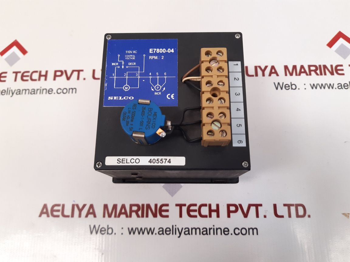Selco e7800-04 motorized potentiometer