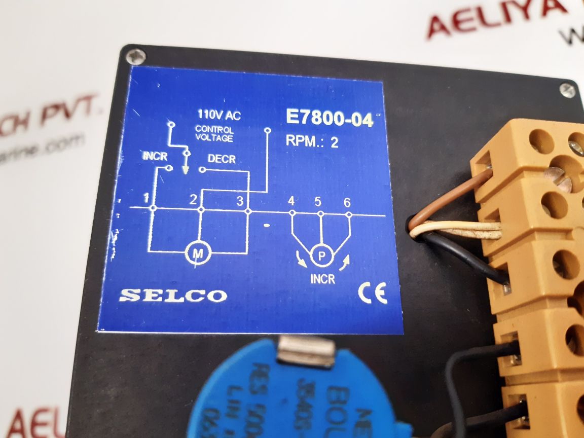 Selco e7800-04 motorized potentiometer