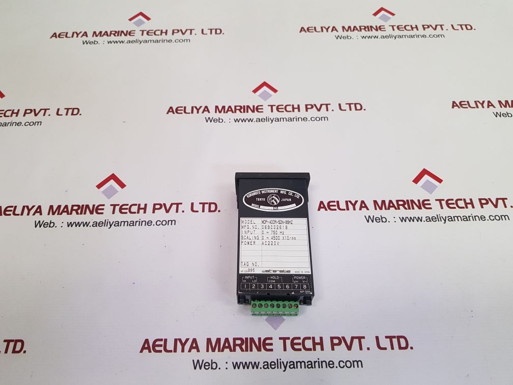 Kuramoto/watanabe wdp-40cr-5dn-99hz digital scaling meter used