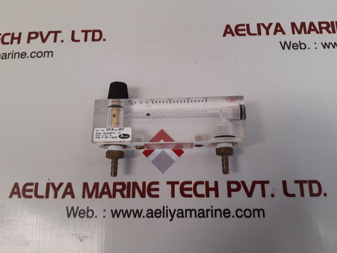 Dwyer vfa-2-bv flow meter used