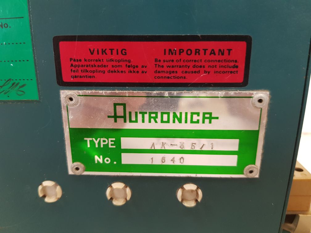 Autronica ak-35/1 generator guard