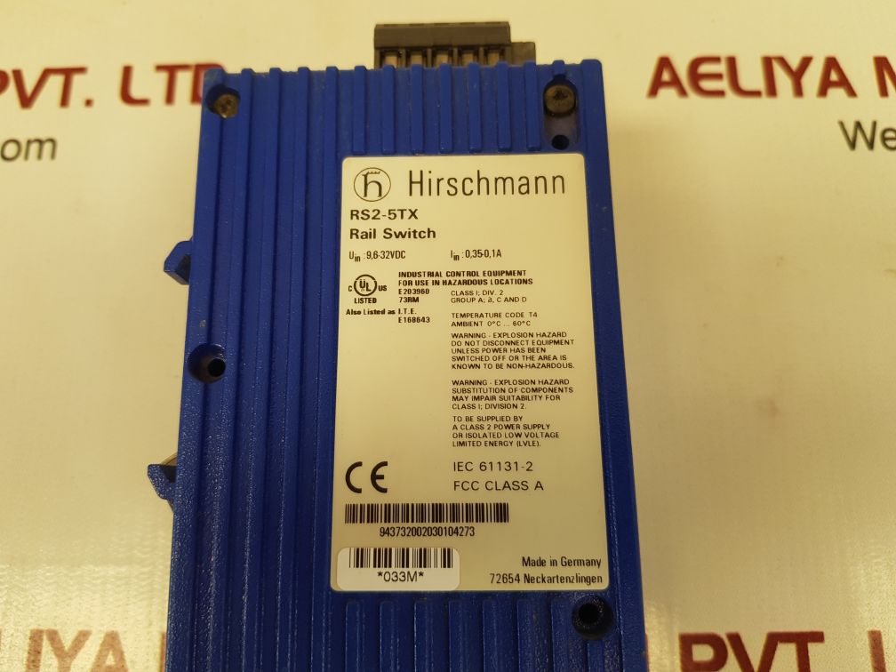 Hirschmann rs2-5tx rail switch