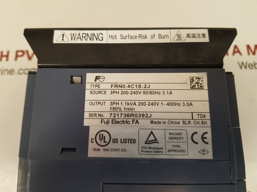 Fuji electric frn0.4c1s-2j frenic-mini inverter