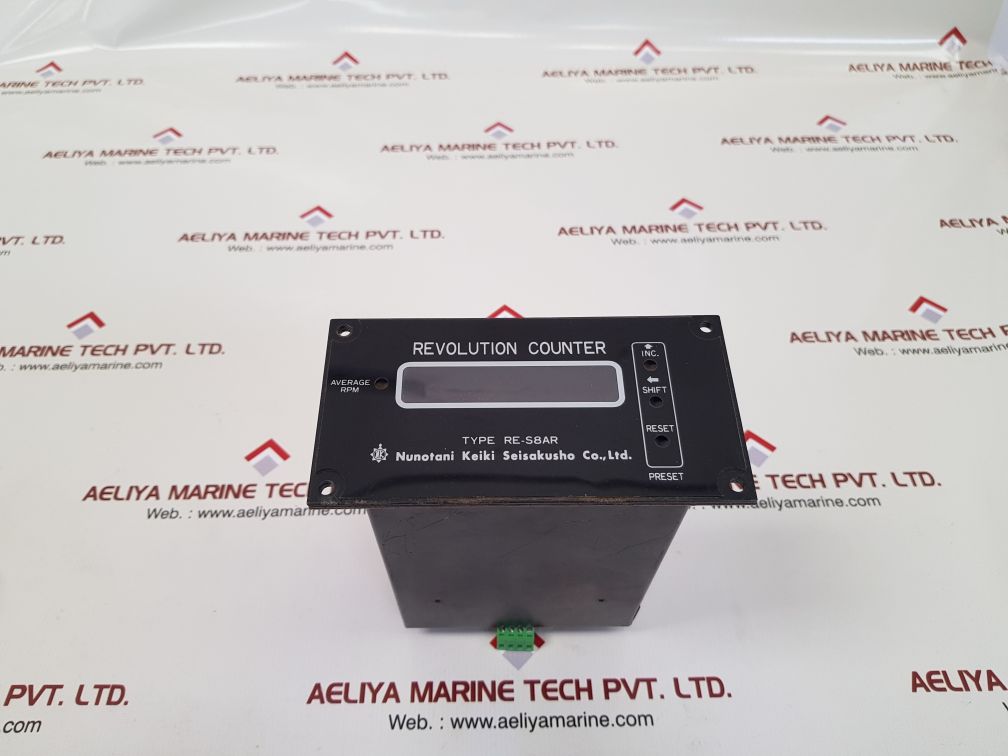 Nunotani keiki re-s8ar electric propeller shaft revolution indicator