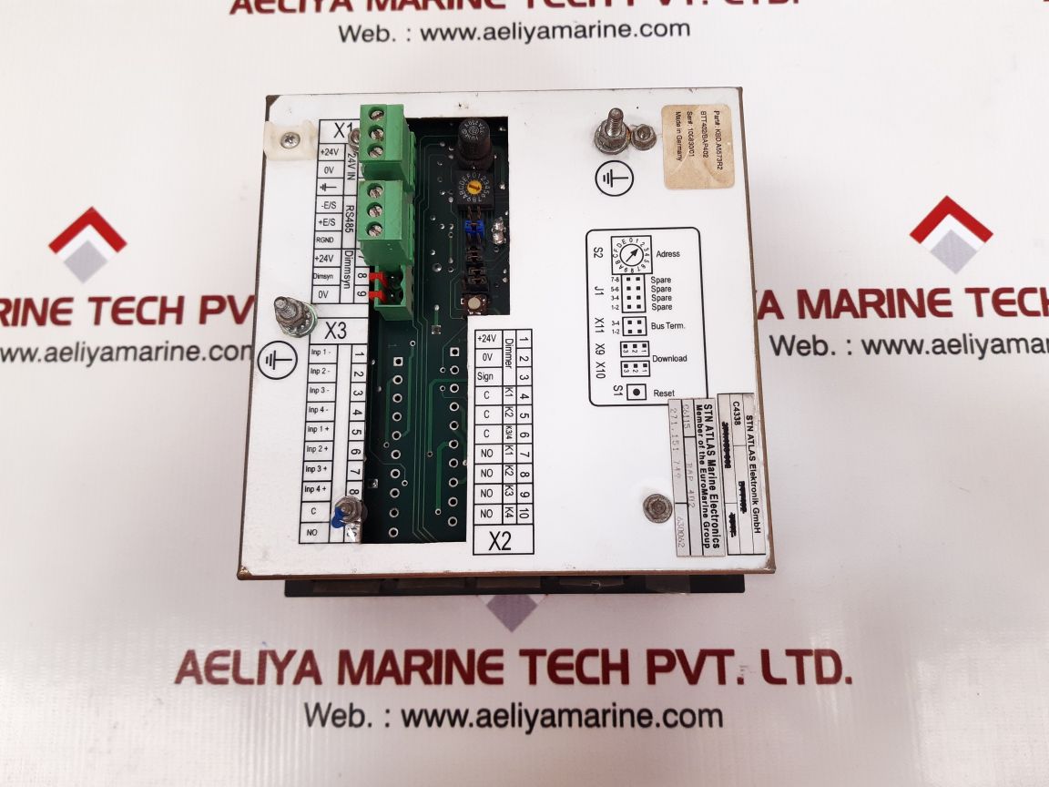 Sam electronics/stn atlas bap 402 engine safety system ess 40m