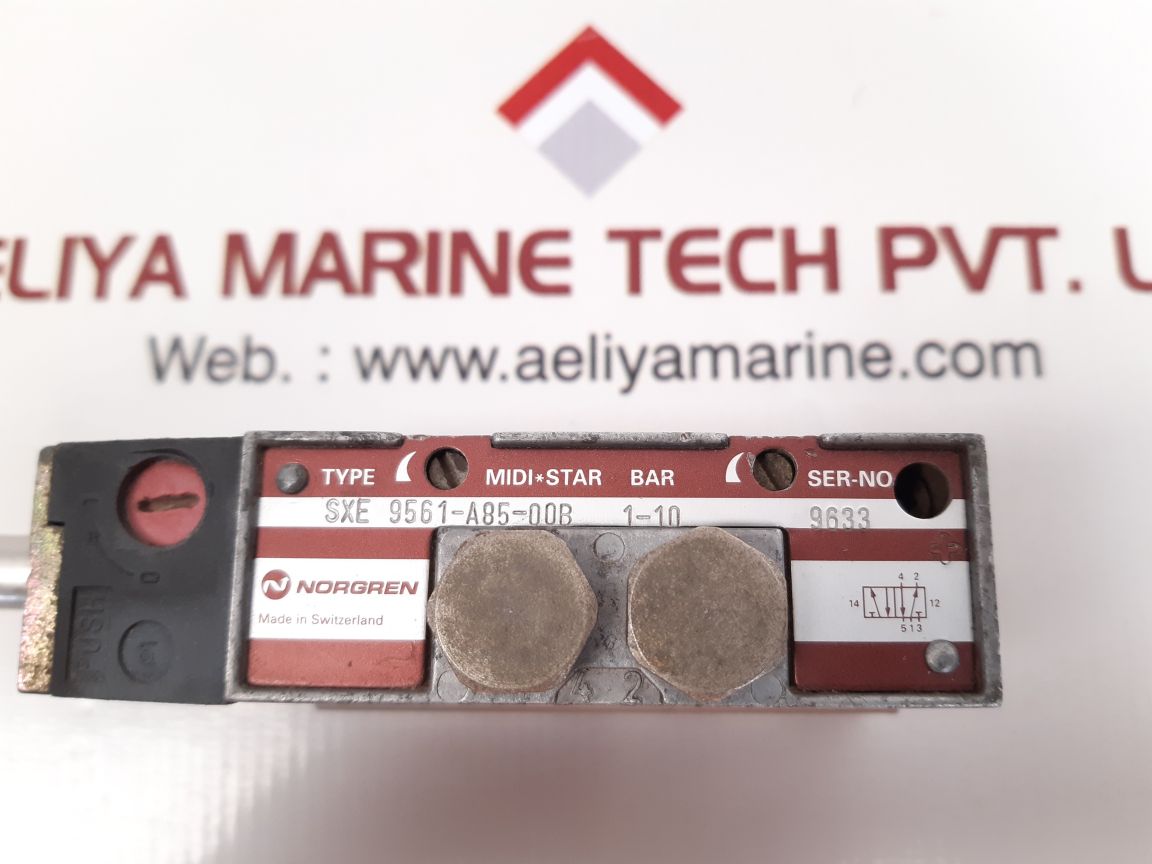Norgren sxe 9561-a85-00b pneumatic valve