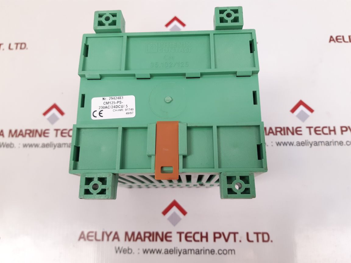 Phoenix contact cm 125-ps-230ac/24dcu/5 power supply used