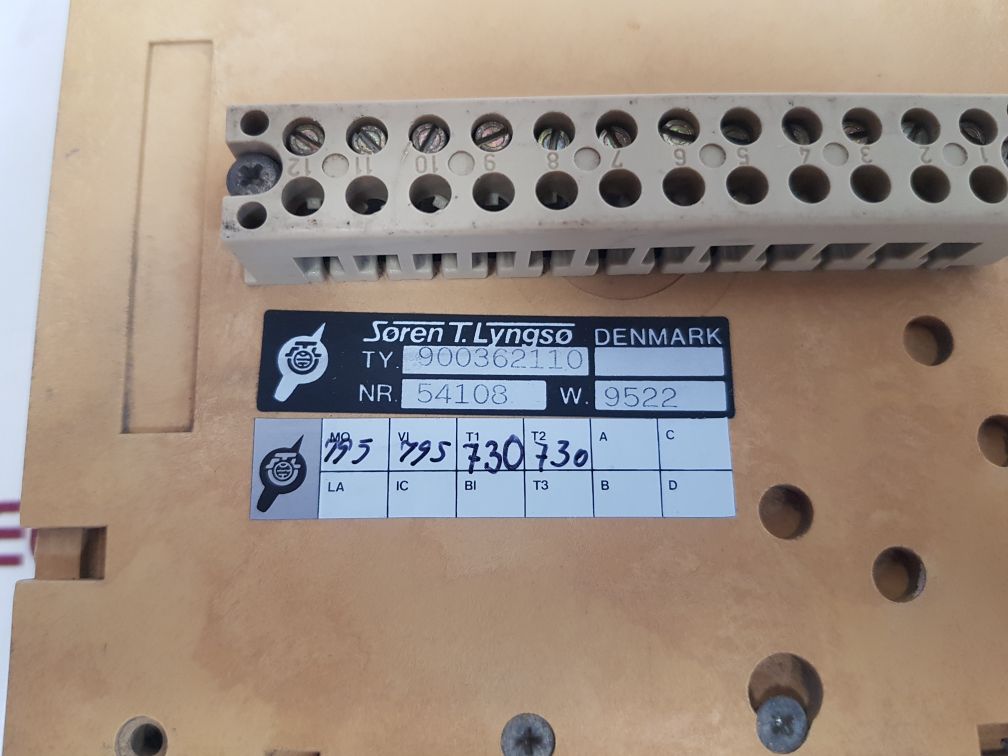 Soren t.lyngso 900362110 rpm setpoint 