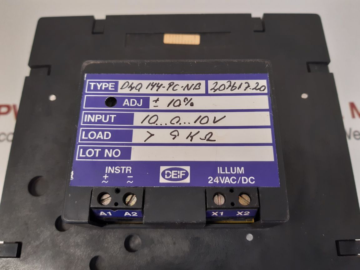 Deif dlq 144-pc-nb pitch indicator