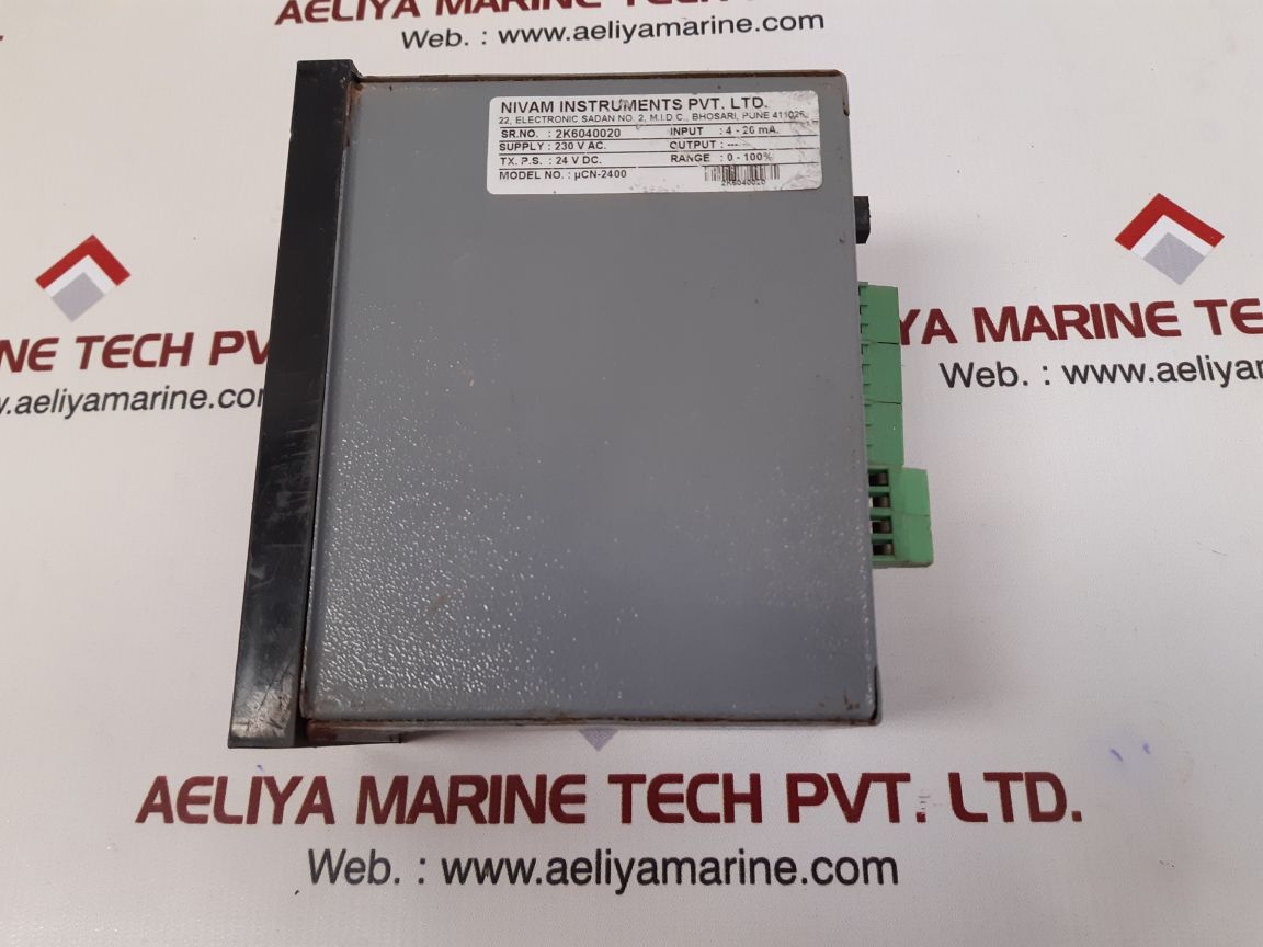 Nivam µcn-2400 indicating controller