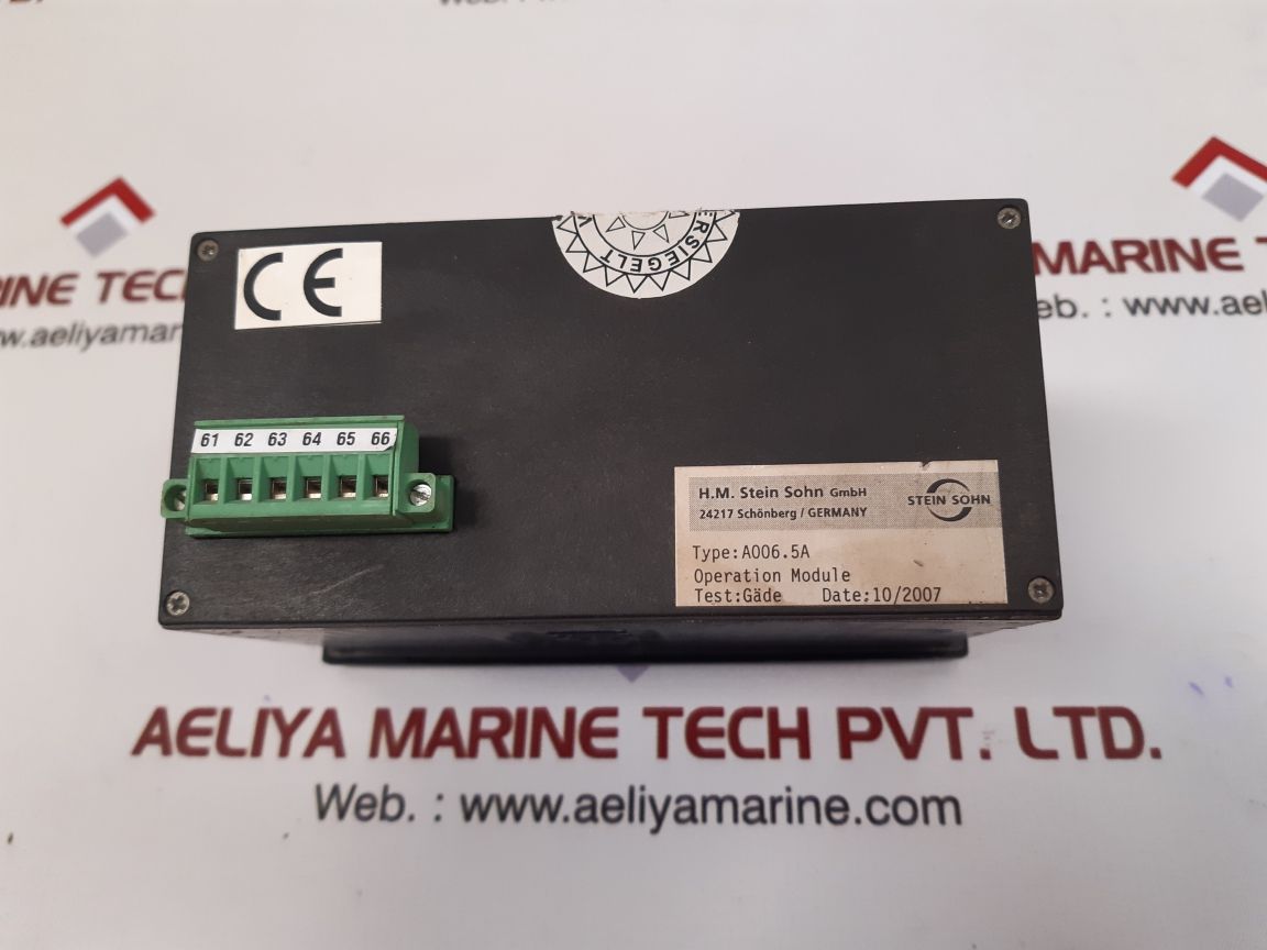 Stein sohn a006.5a alarm panel