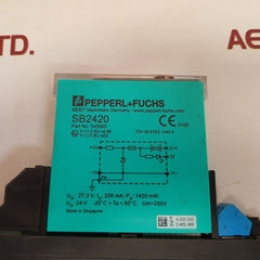 Pepperl+fuchs sb2420 zener barrier with socket sb9101