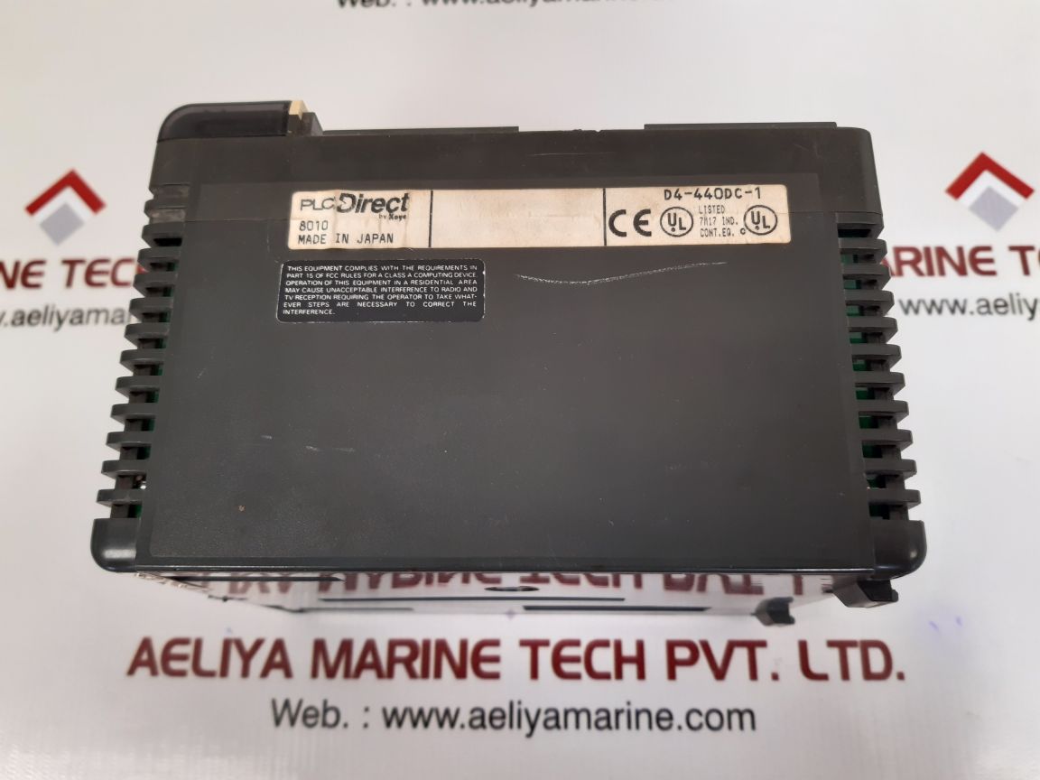 Koyo direct logic 405 d4-440dc-1 cpu module 24vdc