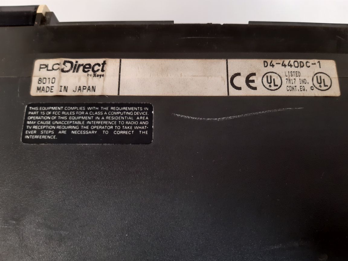 Koyo direct logic 405 d4-440dc-1 cpu module 24vdc