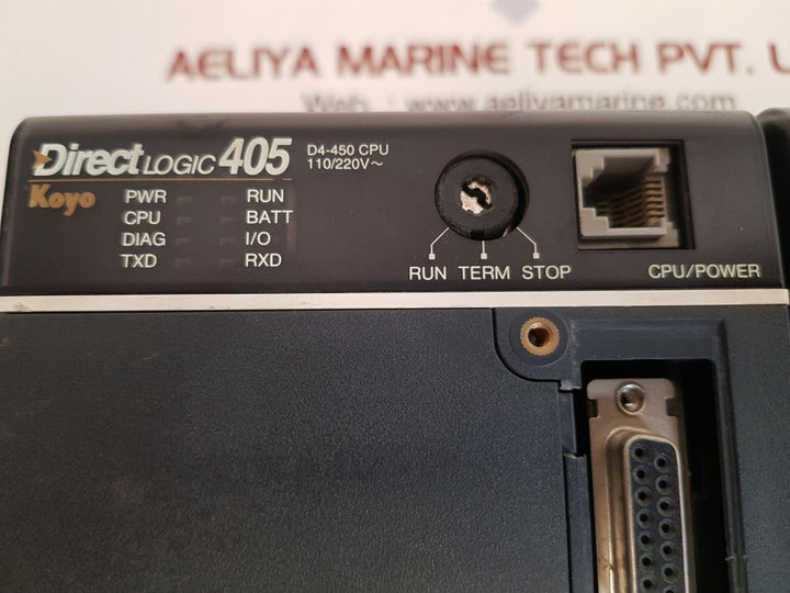 Koyo d4-450 cpu,f4-04ad,d4-64nd2,d4-08na,d4-32nd3-1,f4-08trs-1,f4-04da-2,d4-fill