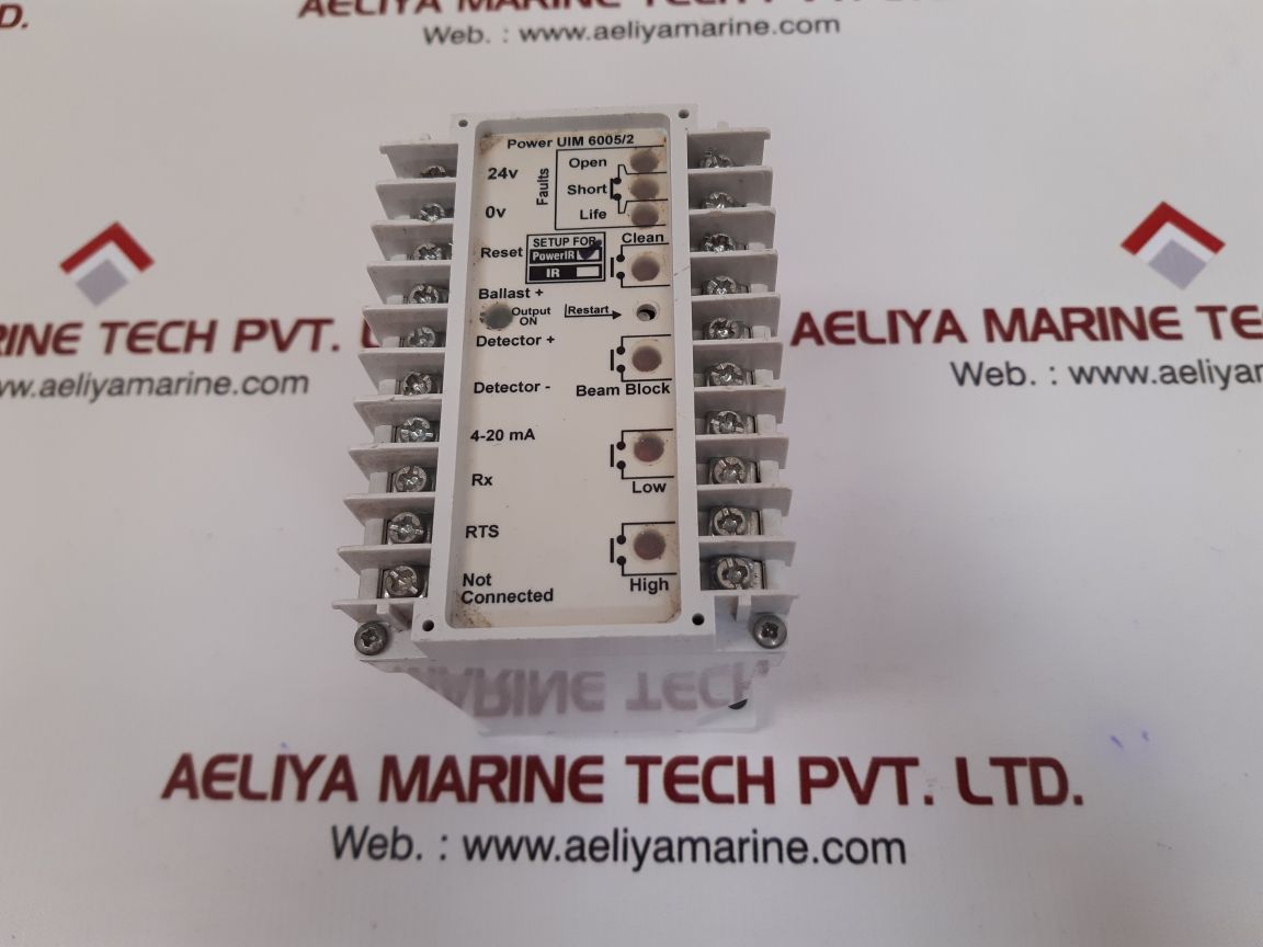 Tyco power uim 6005/2 power supply oil mist/smoke detector