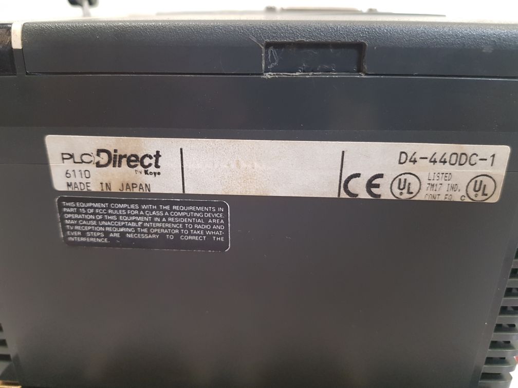Koyo direct logic 405 d4-440dc-1 cpu,d4-dcm,d4-16ne3m,d4-16td2,f4-08da-1