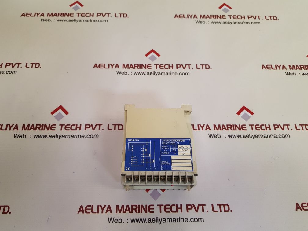 Selco t2200 3-phase over-current relay t2200-12 