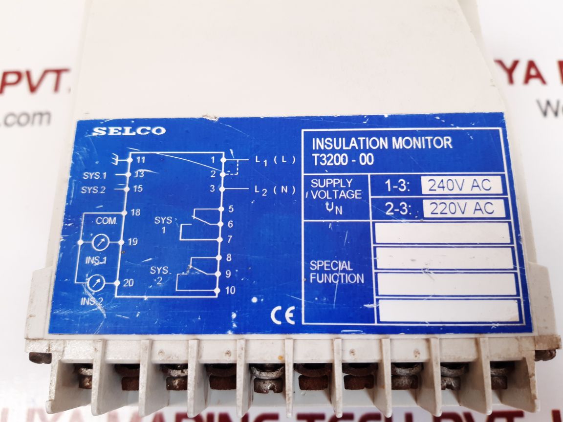Selco t3200 insulation monitor t3200-00