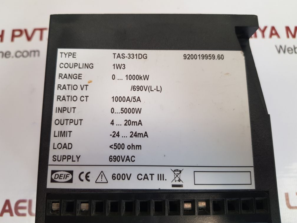 Deif tas-331dg power transducer 920019959.60