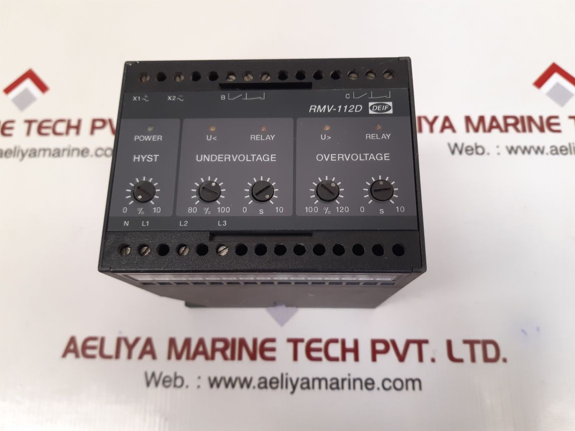 Deif rmv112d protective voltage relay 100055253.320