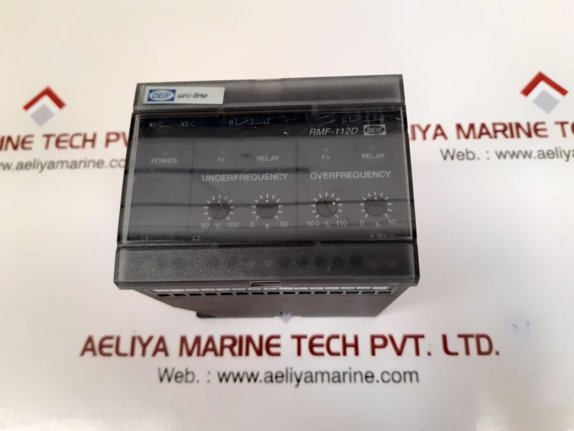 Deif rmf-112d frequency relay 600012086.50
