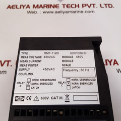 Deif rmf-112d frequency relay 600012086.50