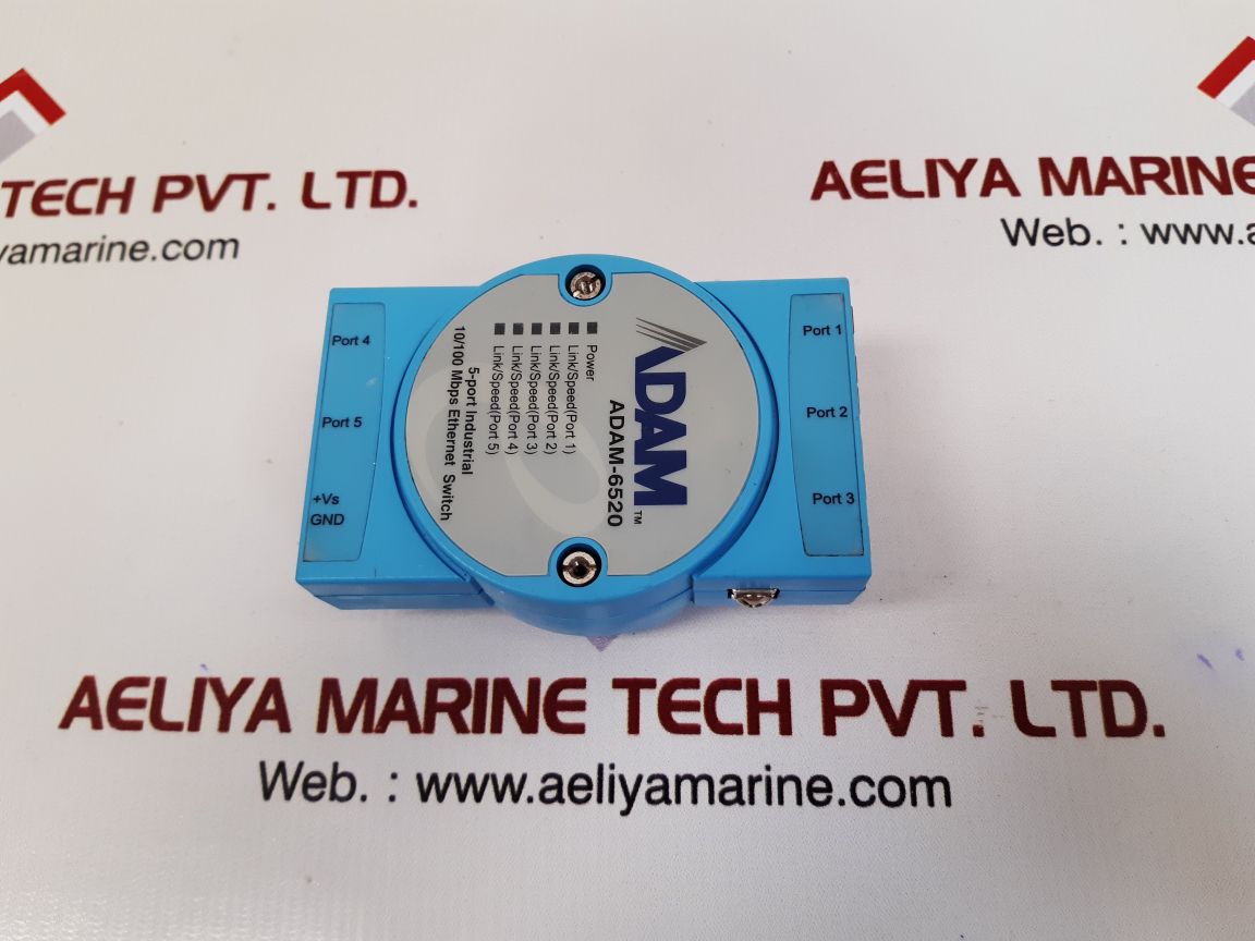 Advantech adam-6520 5-port industrial 10/100 mbps ethernet switch