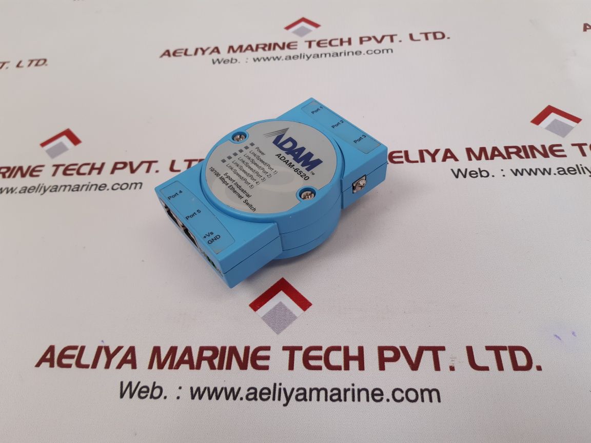 Advantech adam-6520 5-port industrial 10/100 mbps ethernet switch