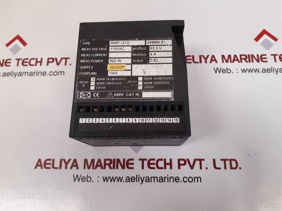 Deif rmp-121d reverse power relay 249884.81