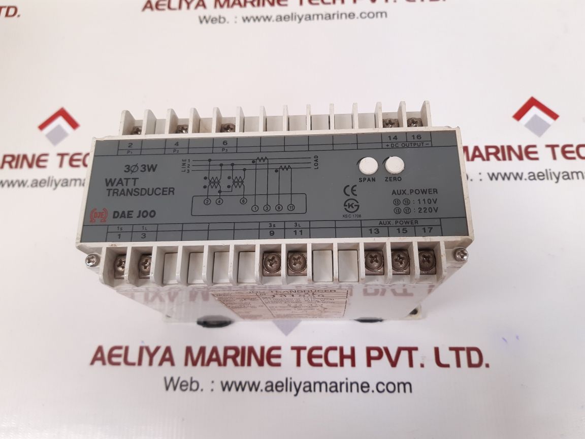 Dae joo dt-33w-x1 watt transducer ac110/220v 50/60hz