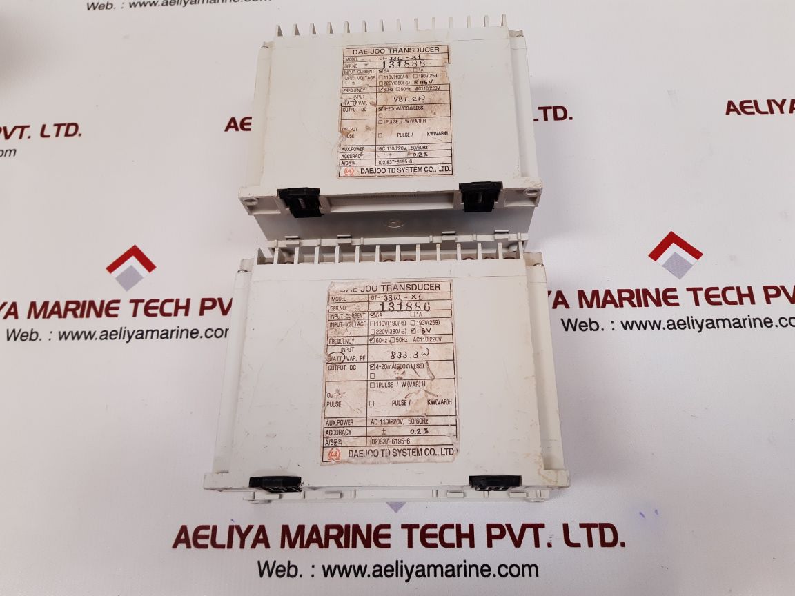 Dae joo dt-33w-x1 watt transducer ac110/220v 50/60hz