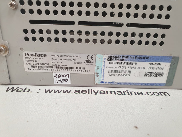 Pro-face 3180005-01 cpu ps2000b-41