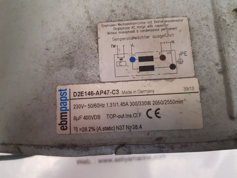 Ebmpapst d2e146-ap47-c3 centrifugal fan