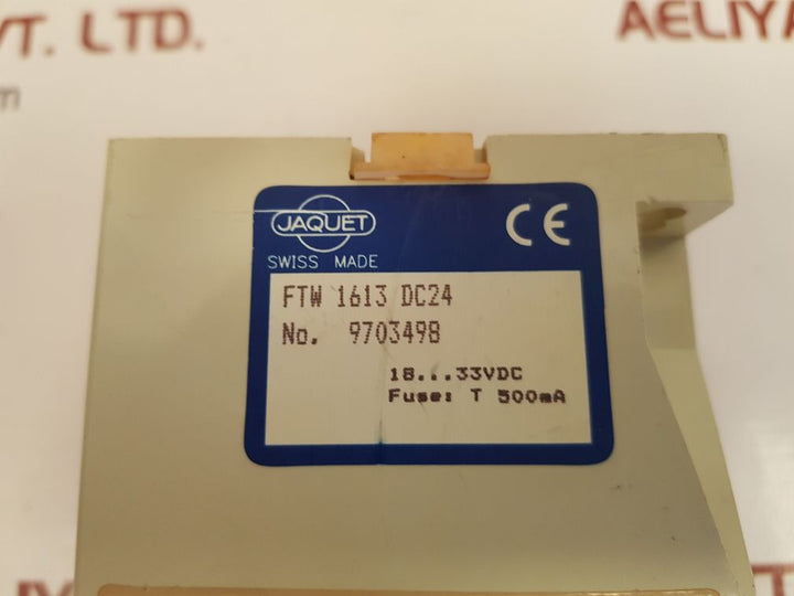 Jaquet ftw 1613 dc24 frequency to current converter 