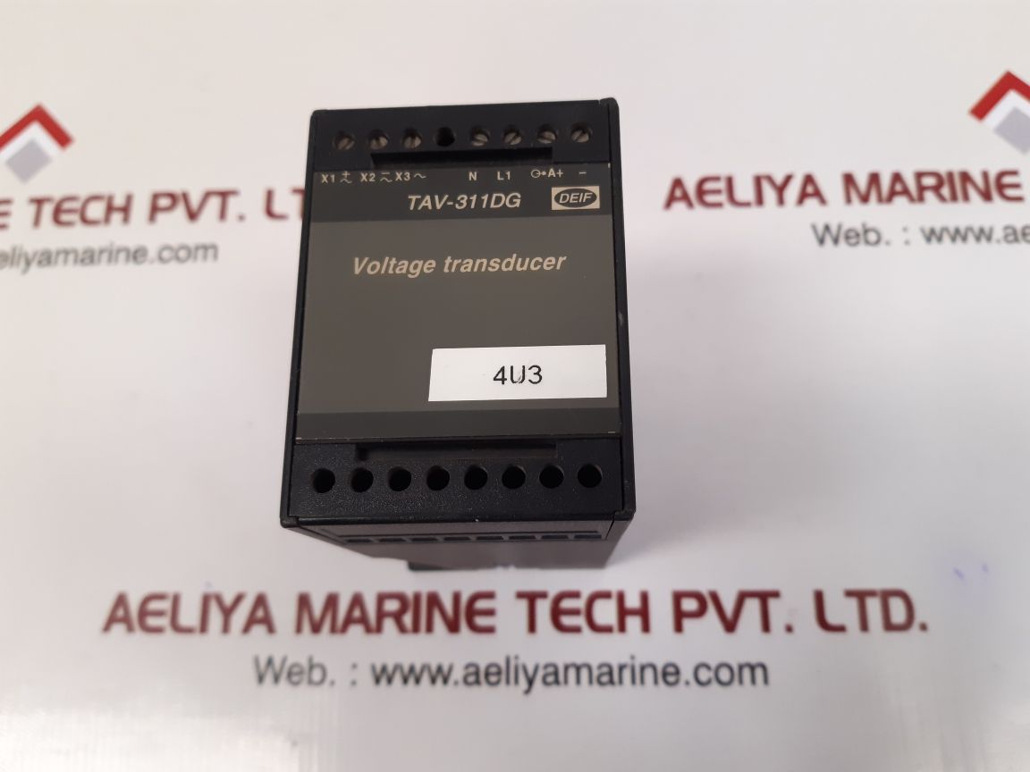 deif tav-311dg voltage transducer 250v