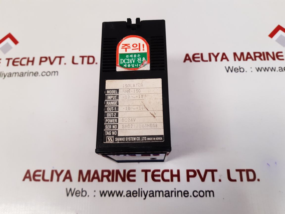 Shinho shn-iso s-unit signal conditioner used