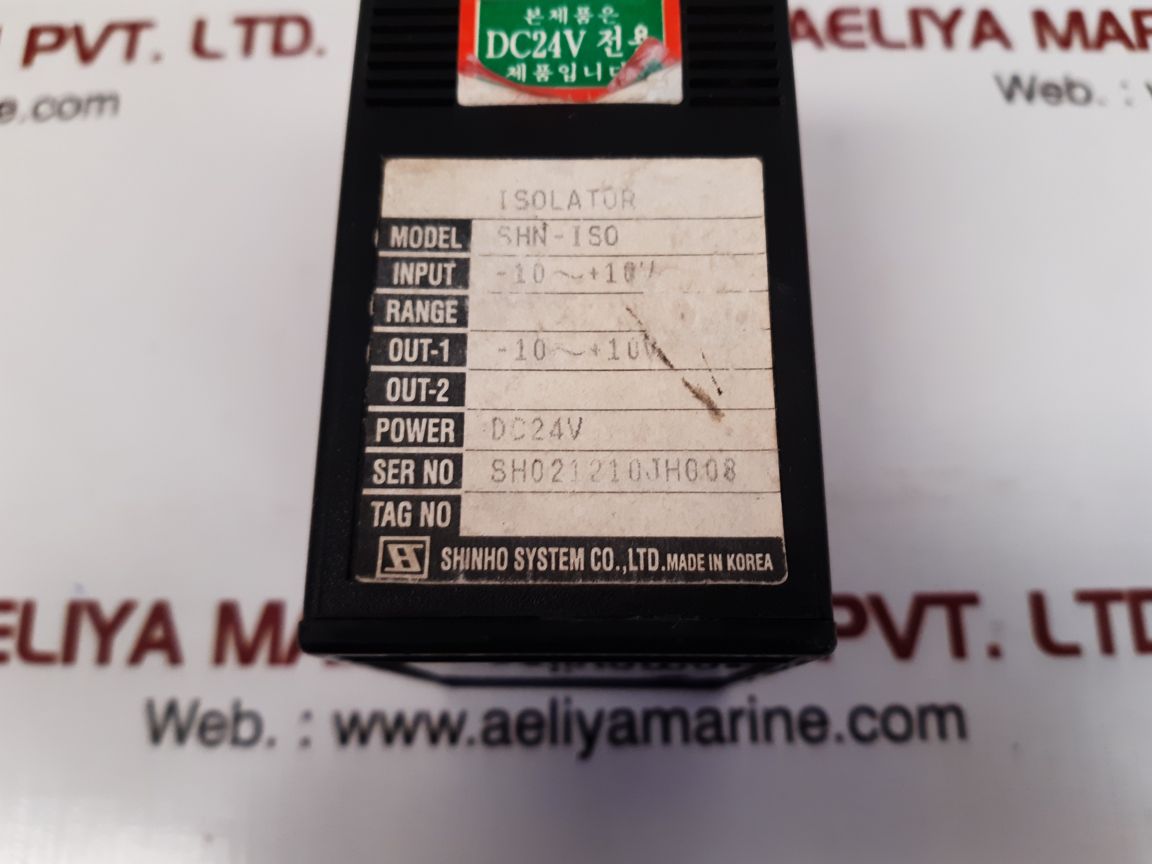 Shinho shn-iso s-unit signal conditioner used